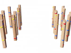 playground wooden 3D Model