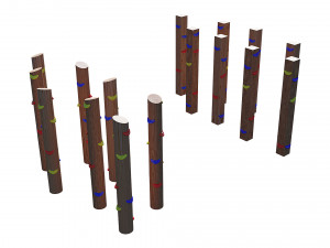 playground wooden 3D Модель