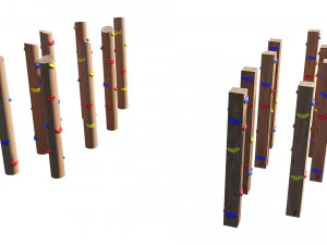 playground wooden 3D Model