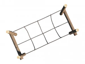 playground wooden log balance beam 3D Model