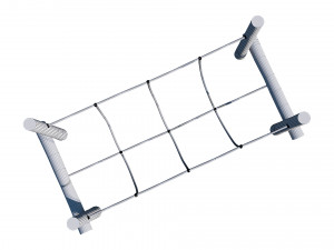 playground wooden log balance beam 3Dモデル