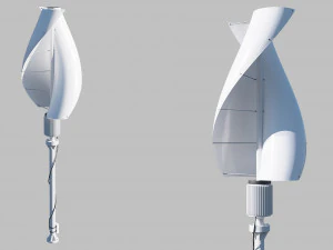 Turbinenwind 3D Modell