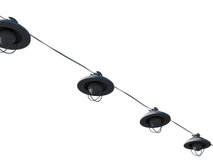 string lights edison lamps Modèle 3D