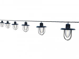 string lights edison lamps 3D Model