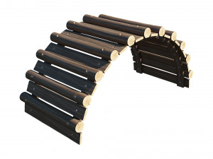 playground wooden logs Modelo 3D
