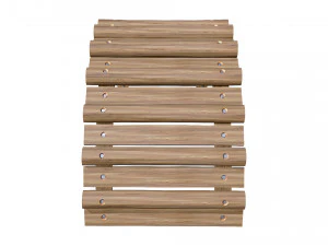 playground wooden logs 3D Model