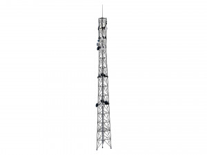 telecommunication 3-legged tower 3D 模型