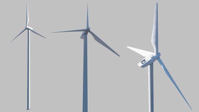 turbine wind Modello 3D .c4d .max .obj .3ds .fbx .stl .blend 