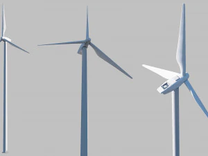 angin turbin Model 3D