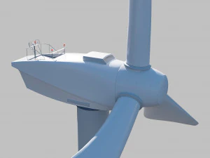 &eacute;olienne Modèle 3D