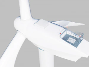 &eacute;olienne Modèle 3D
