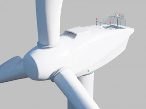 &eacute;olienne Modèle 3D
