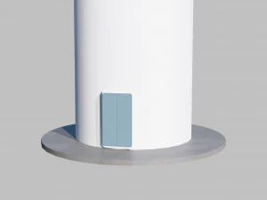 &eacute;olienne Modèle 3D