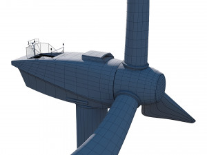 turbine wind Modello 3D