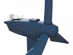 &eacute;olienne Modèle 3D