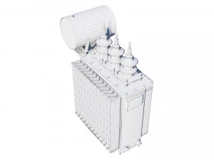 electrical transformer 3D Model