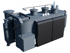 electrical transformer Model 3D