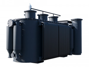 electrical transformer Model 3D