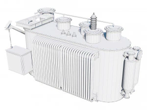 electrical transformer 3D Model