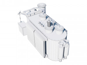 electrical transformer Model 3D
