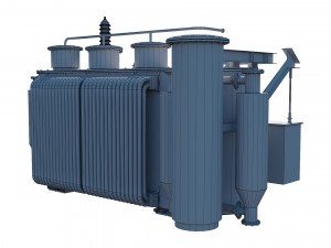 electrical transformer Model 3D