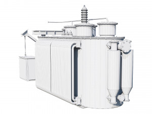electrical transformer Model 3D