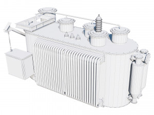 electrical transformer Model 3D