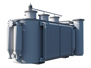 electrical transformer Model 3D