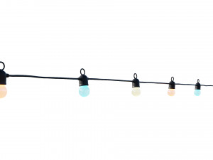 string lights variable color lamps Modèle 3D