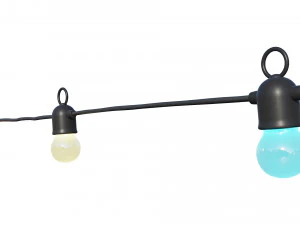 string lights variable color lamps 3D Model