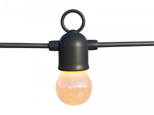 string lights variable color lamps 3D Model