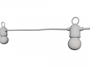 string lights variable color lamps Modèle 3D