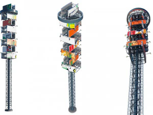 광고 게시판 3D 모델