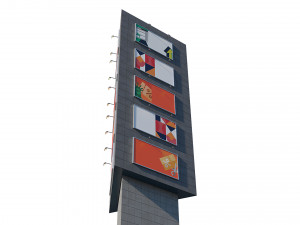 advertising billboard Model 3D