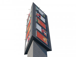 advertising billboard Model 3D