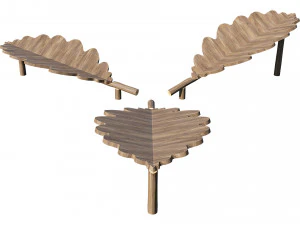 playground wooden 3D Model