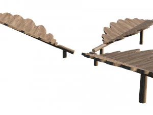 playground wooden 3D Model