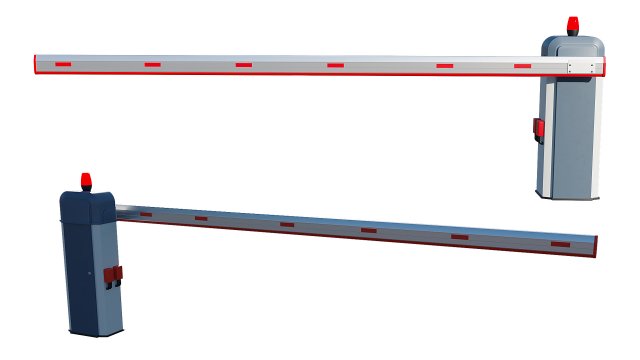 automatic traffic barrier 3D Model .c4d .max .obj .3ds .fbx .stl .blend 