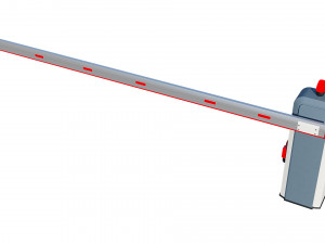 automatic traffic barrier 3D Model