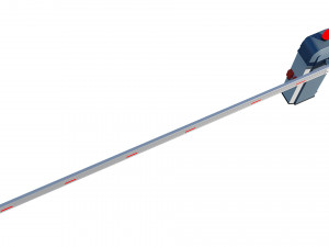 automatic traffic barrier 3D Model
