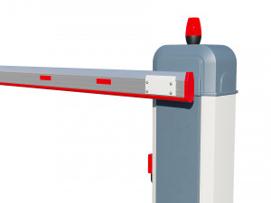 automatic traffic barrier 3D Model