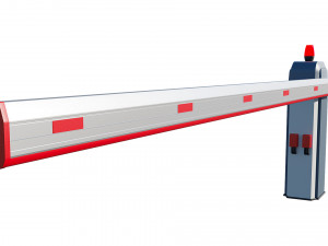 automatic traffic barrier 3D Model