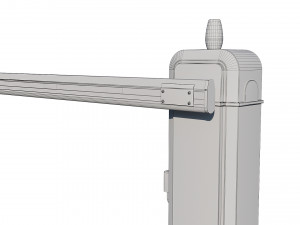 automatic traffic barrier 3D Model