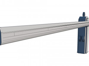 automatic traffic barrier 3D Model