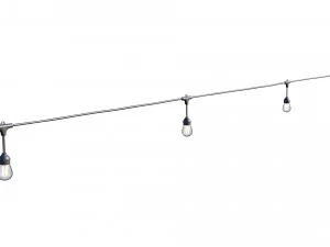 luzes de corda l&acirc;mpadas edison Modelo 3D