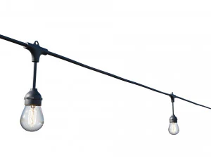 luzes de corda l&acirc;mpadas edison Modelo 3D