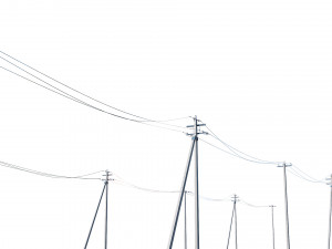 power line set modular 3D मॉडल