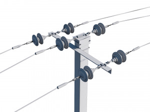 power line set modular 3D मॉडल