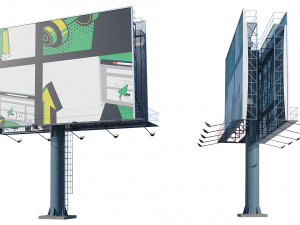 billboard 3D Model