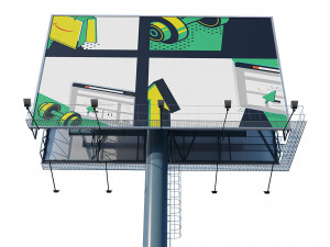 billboard 3D मॉडल